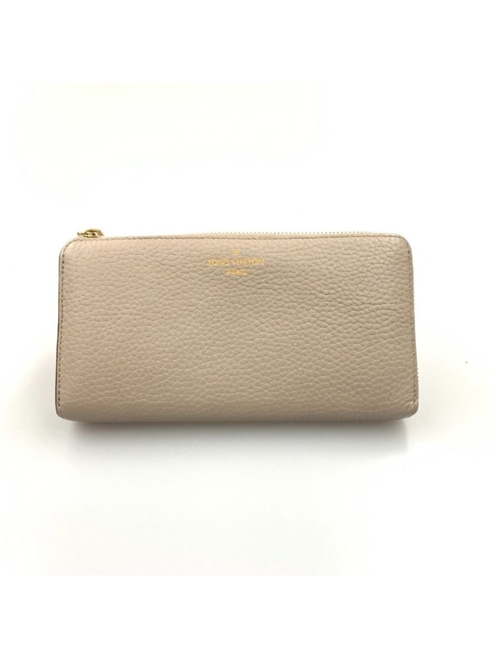 Louis Vuitton Portefeuille Comet L-shaped Zipper Wallet Beige